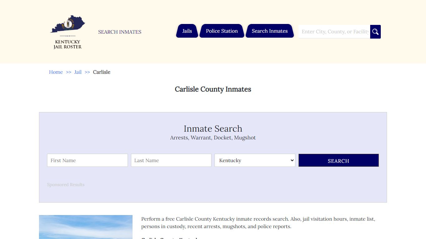 Carlisle County Inmates | Jail Roster Search
